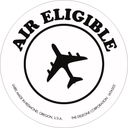 Air Eligible Vinyl Labels