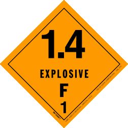   HML470 Explosive F Class 1 Labels